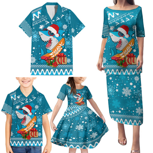 custom-sharks-rugby-family-matching-puletasi-dress-and-hawaiian-shirt-chirstmas-vibe-2023