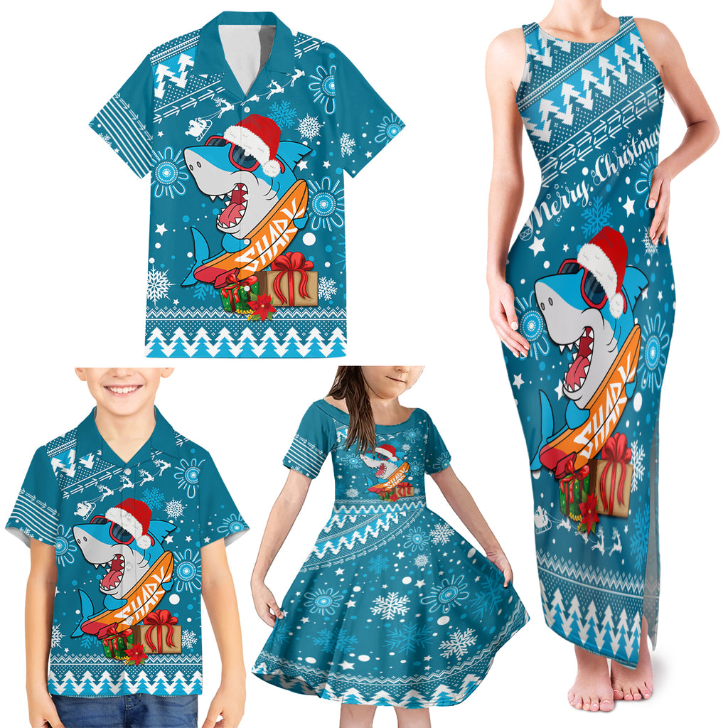 custom-sharks-rugby-family-matching-tank-maxi-dress-and-hawaiian-shirt-chirstmas-vibe-2023