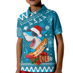 custom-sharks-rugby-kid-polo-shirt-chirstmas-vibe-2023
