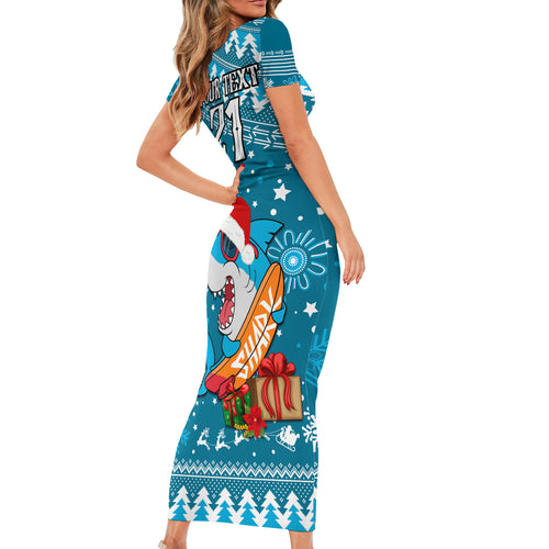 custom-sharks-rugby-short-sleeve-bodycon-dress-chirstmas-vibe-2023