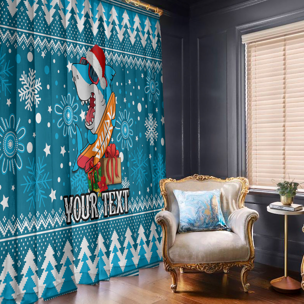 custom-sharks-rugby-window-curtain-chirstmas-vibe-2023