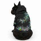 New Zealand Pet Hoodie Aotearoa Silver Fern Mixed Papua Shell Green Vibe
