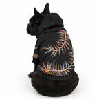 New Zealand Pet Hoodie Aotearoa Silver Fern Mixed Papua Shell Red Vibe