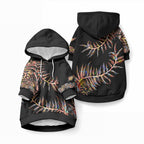 New Zealand Pet Hoodie Aotearoa Silver Fern Mixed Papua Shell Red Vibe