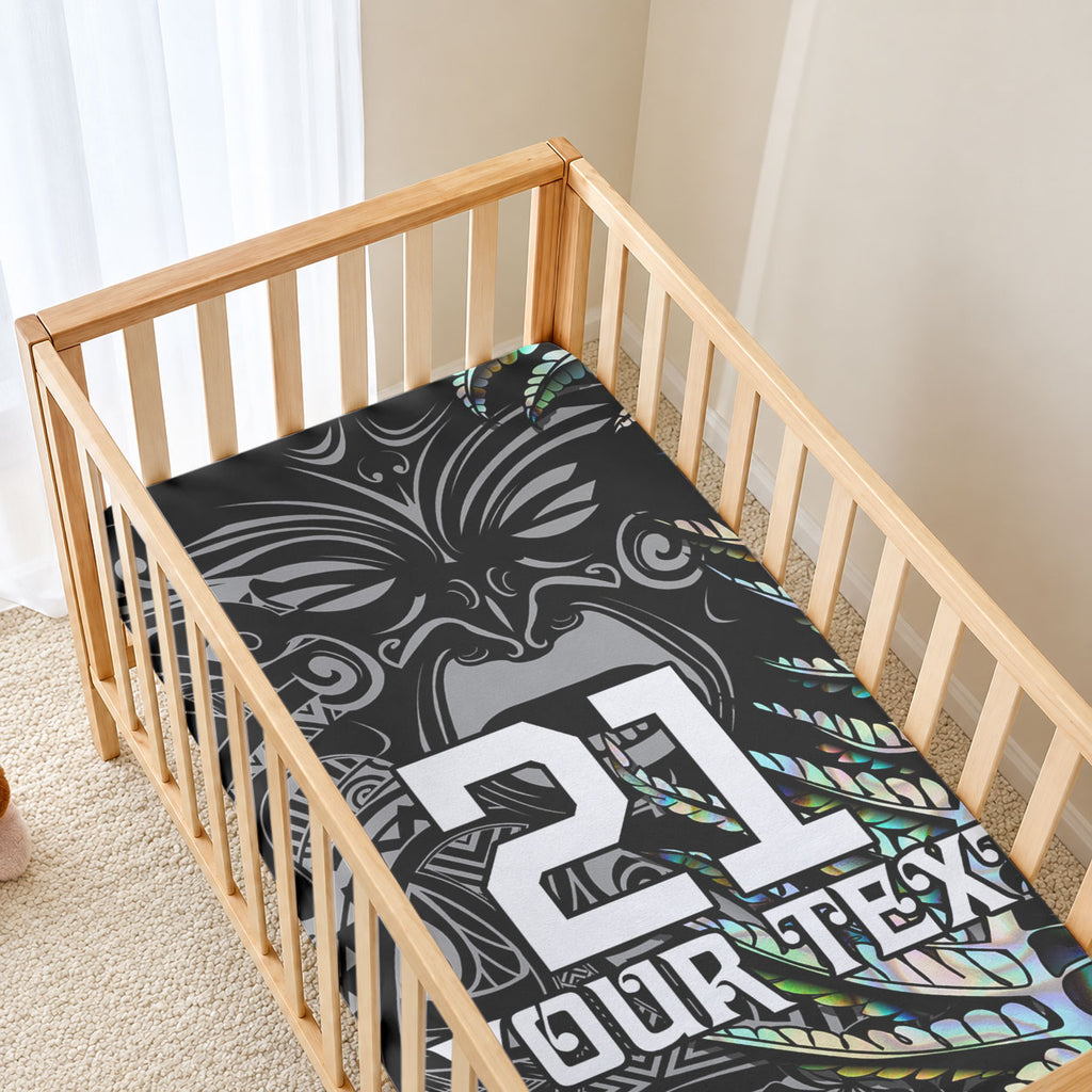Custom New Zealand Maori Rugby Baby Bed Cover NZ Black Fern Champions History With Papua Shell