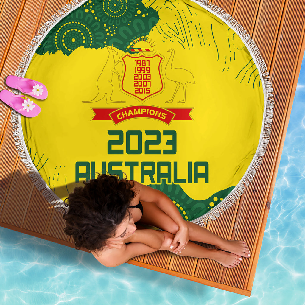 australia-cricket-beach-blanket-history-commemorative-world-cup-winners