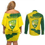 australia-cricket-couples-matching-off-shoulder-short-dress-and-long-sleeve-button-shirt-history-commemorative-world-cup-winners