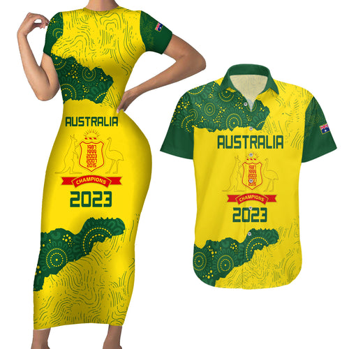 australia-cricket-couples-matching-short-sleeve-bodycon-dress-and-hawaiian-shirt-history-commemorative-world-cup-winners