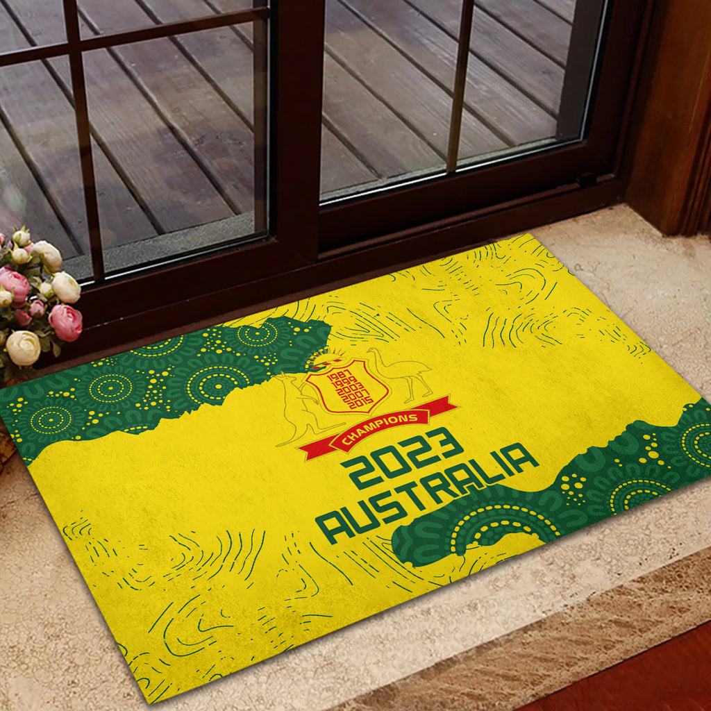 australia-cricket-rubber-doormat-history-commemorative-world-cup-winners