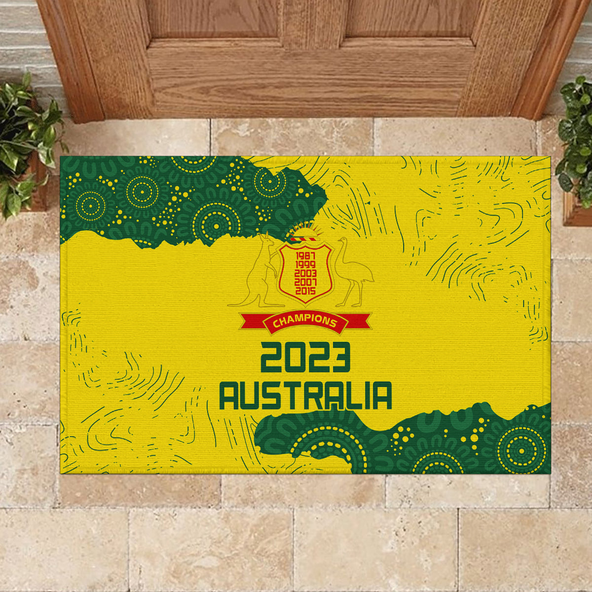 australia-cricket-rubber-doormat-history-commemorative-world-cup-winners