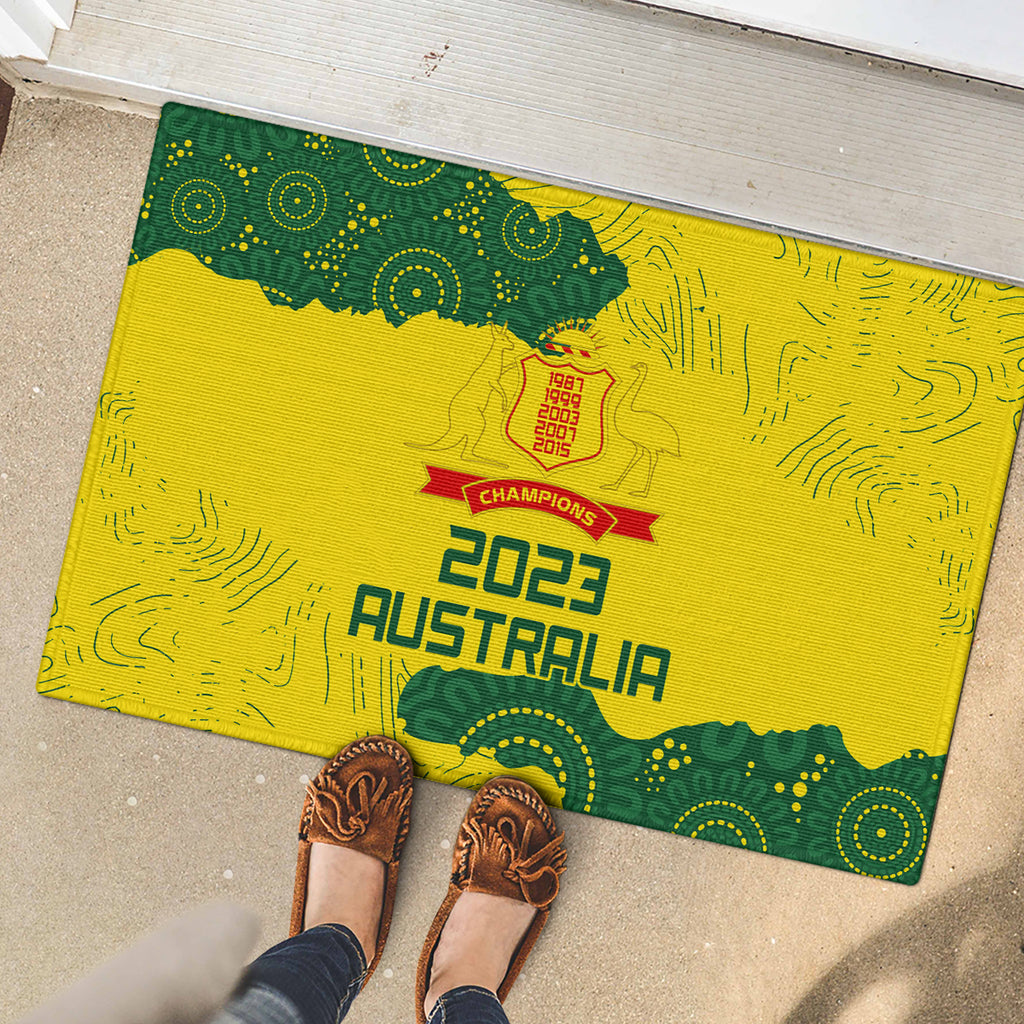 australia-cricket-rubber-doormat-history-commemorative-world-cup-winners