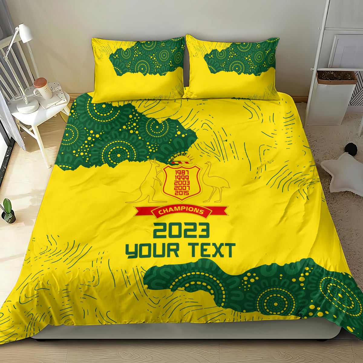 custom-australia-cricket-bedding-set-history-commemorative-world-cup-winners