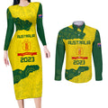 custom-australia-cricket-couples-matching-long-sleeve-bodycon-dress-and-long-sleeve-button-shirt-history-commemorative-world-cup-winners
