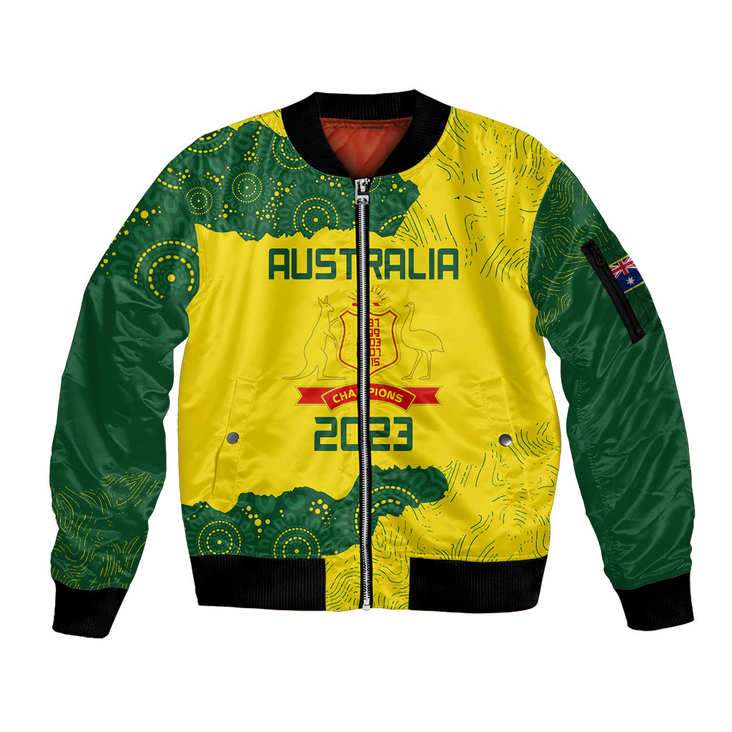 custom-australia-cricket-sleeve-zip-bomber-jacket-history-commemorative-world-cup-winners