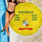 australia-cricket-beach-blanket-history-champions-world-cup-unique