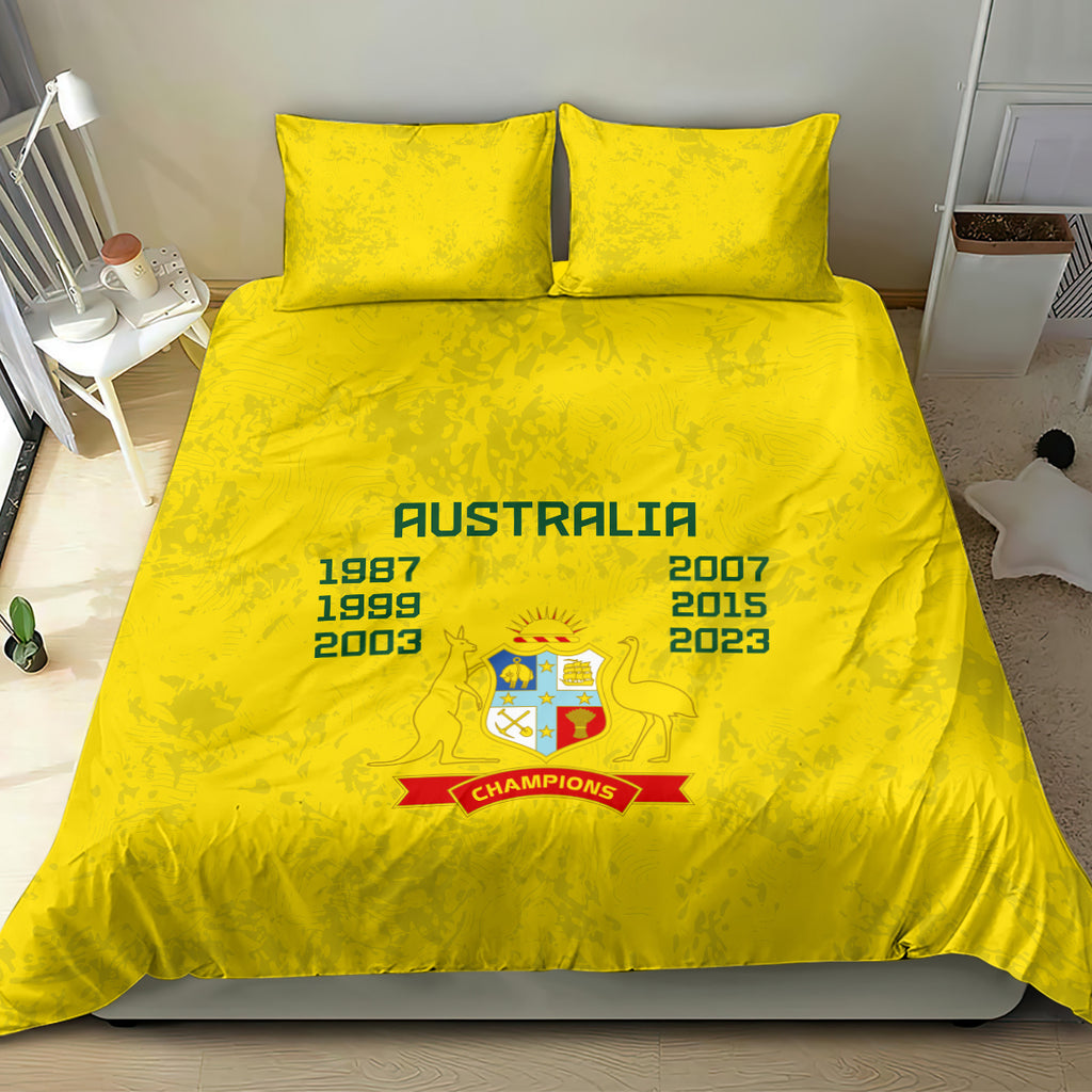 australia-cricket-bedding-set-history-champions-world-cup-unique