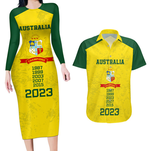 australia-cricket-couples-matching-long-sleeve-bodycon-dress-and-hawaiian-shirt-history-champions-world-cup-unique