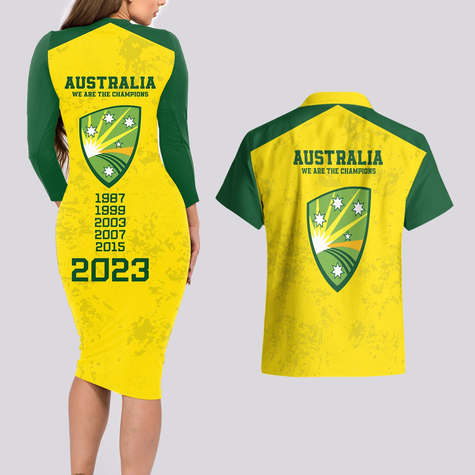 australia-cricket-couples-matching-long-sleeve-bodycon-dress-and-hawaiian-shirt-history-champions-world-cup-unique