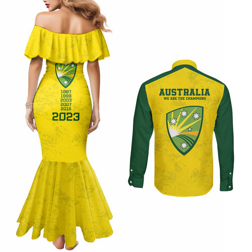 australia-cricket-couples-matching-mermaid-dress-and-long-sleeve-button-shirt-history-champions-world-cup-unique