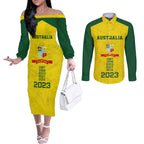 australia-cricket-couples-matching-off-the-shoulder-long-sleeve-dress-and-long-sleeve-button-shirt-history-champions-world-cup-unique