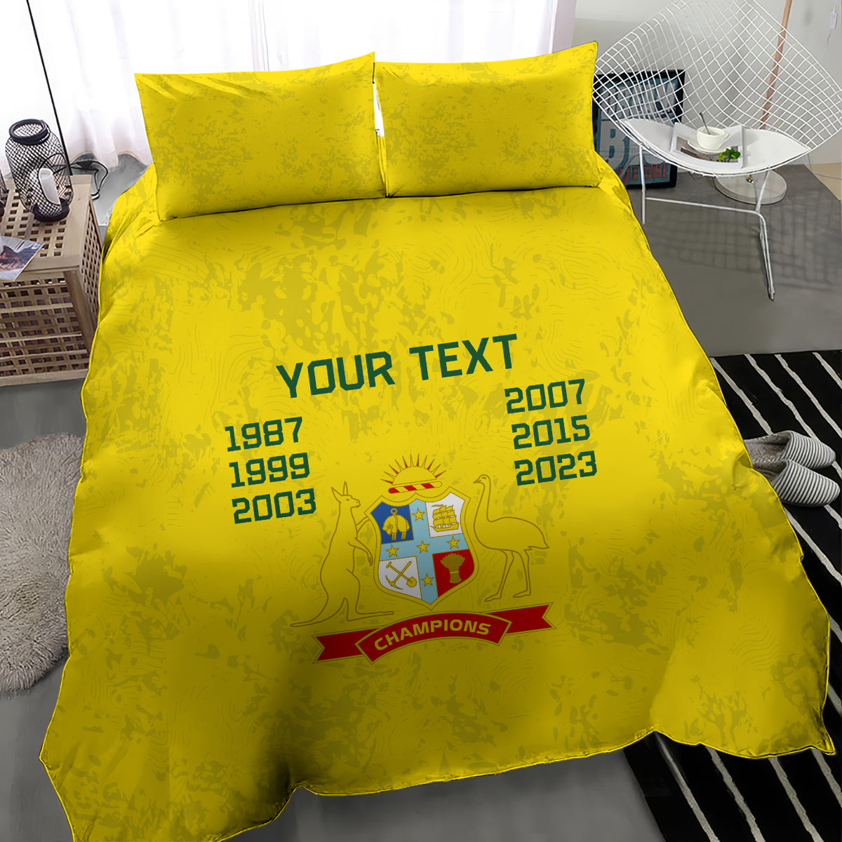 custom-australia-cricket-bedding-set-history-champions-world-cup-unique