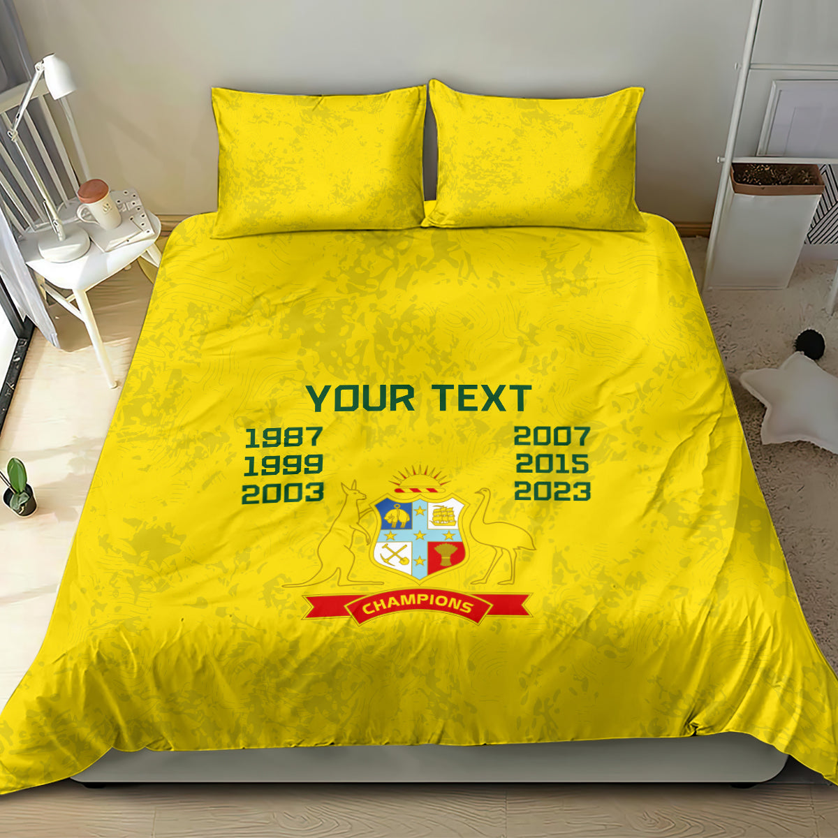 custom-australia-cricket-bedding-set-history-champions-world-cup-unique