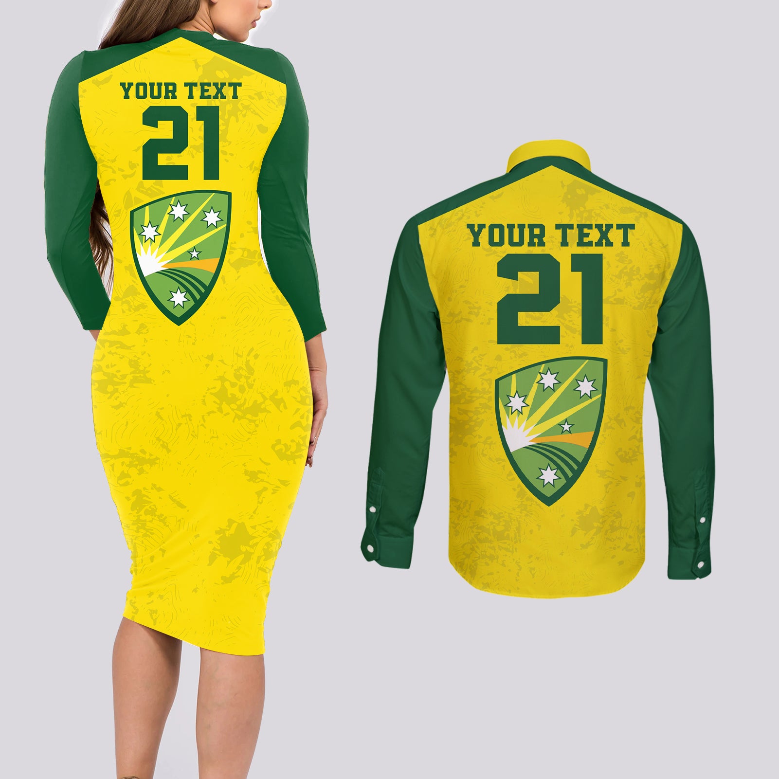 custom-australia-cricket-couples-matching-long-sleeve-bodycon-dress-and-long-sleeve-button-shirt-history-champions-world-cup-unique