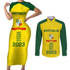 custom-australia-cricket-couples-matching-short-sleeve-bodycon-dress-and-long-sleeve-button-shirt-history-champions-world-cup-unique