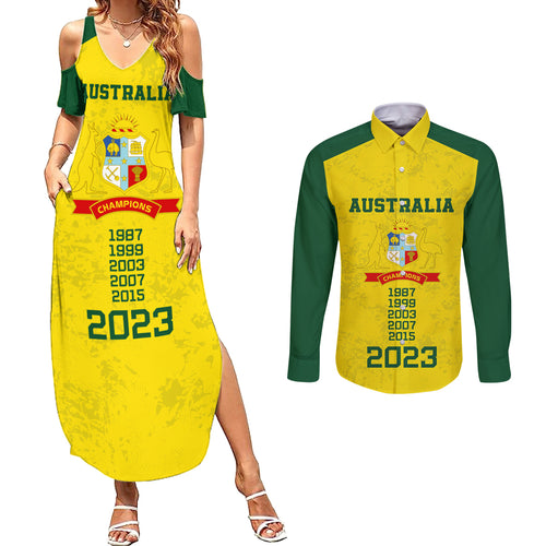 custom-australia-cricket-couples-matching-summer-maxi-dress-and-long-sleeve-button-shirt-history-champions-world-cup-unique