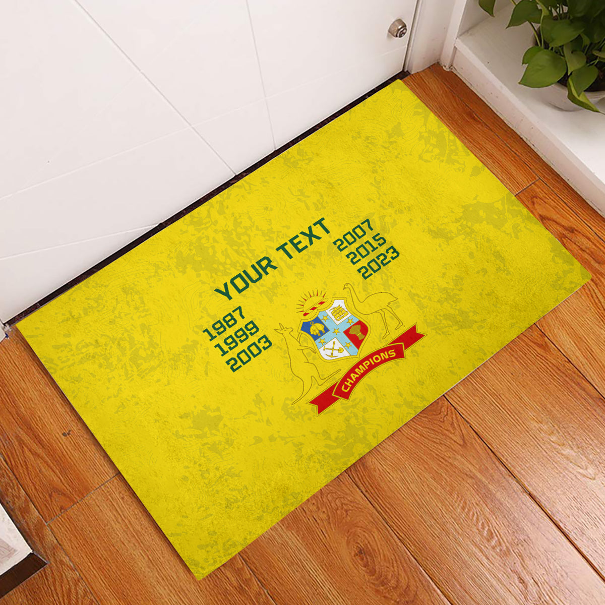 custom-australia-cricket-rubber-doormat-history-champions-world-cup-unique