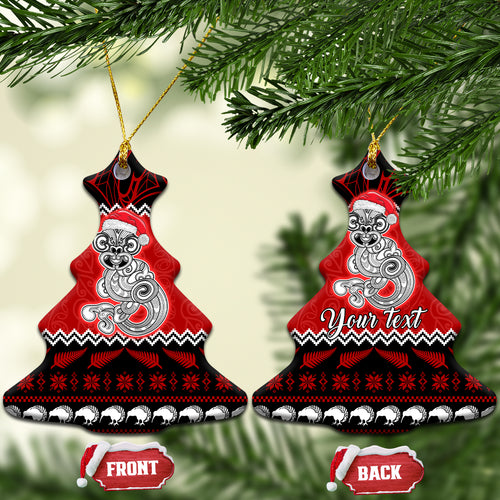personalised-new-zealand-christmas-ceramic-ornament-maori-tiki-meri-kirihimete