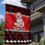 personalised-new-zealand-christmas-garden-flag-maori-tiki-meri-kirihimete