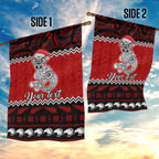 personalised-new-zealand-christmas-garden-flag-maori-tiki-meri-kirihimete