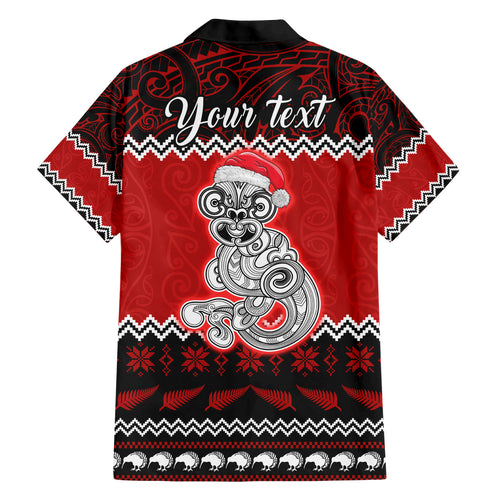 personalised-new-zealand-christmas-hawaiian-shirt-maori-tiki-meri-kirihimete