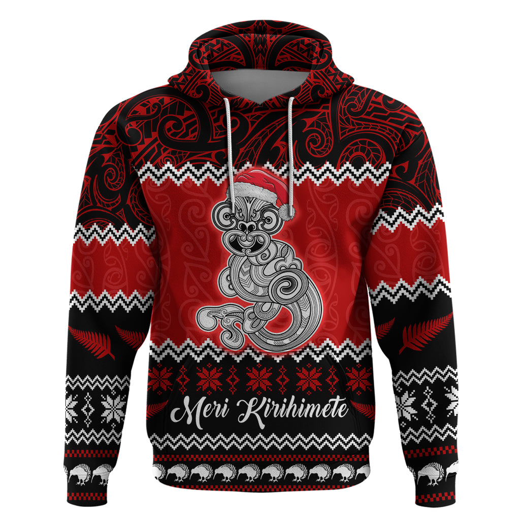 personalised-new-zealand-christmas-hoodie-maori-tiki-meri-kirihimete