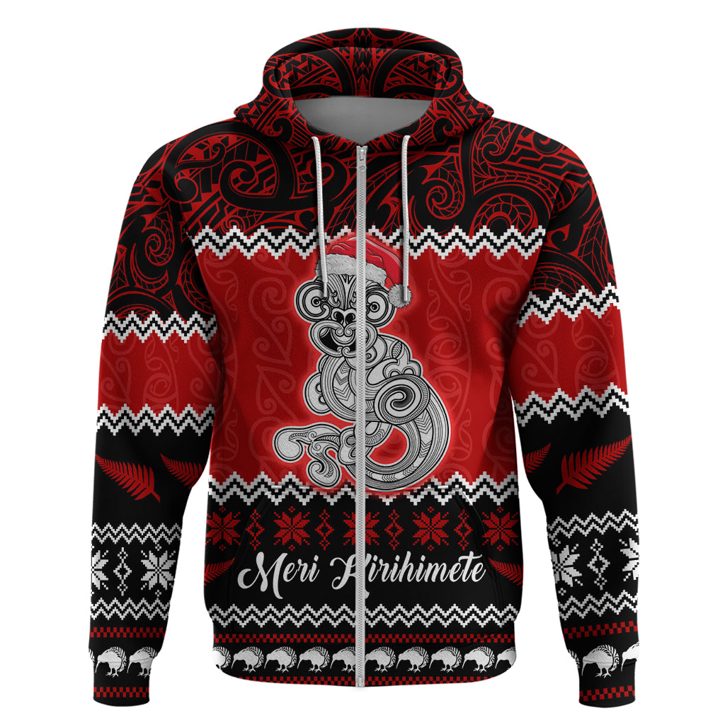 personalised-new-zealand-christmas-hoodie-maori-tiki-meri-kirihimete