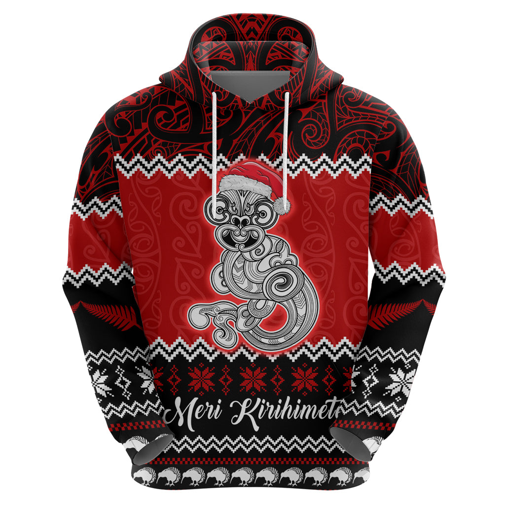 personalised-new-zealand-christmas-hoodie-maori-tiki-meri-kirihimete