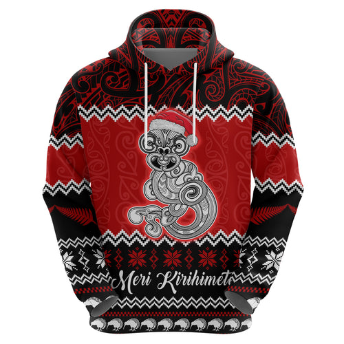personalised-new-zealand-christmas-hoodie-maori-tiki-meri-kirihimete