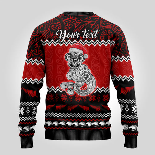 personalised-new-zealand-christmas-ugly-christmas-sweater-maori-tiki-meri-kirihimete