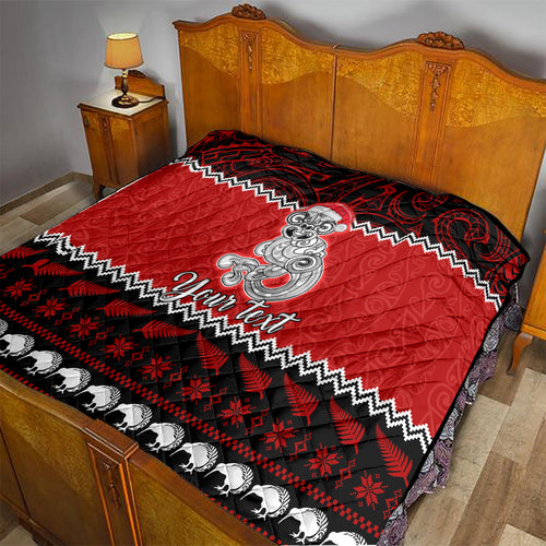 personalised-new-zealand-christmas-quilt-maori-tiki-meri-kirihimete