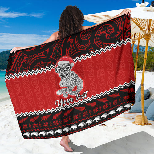 personalised-new-zealand-christmas-sarong-maori-tiki-meri-kirihimete