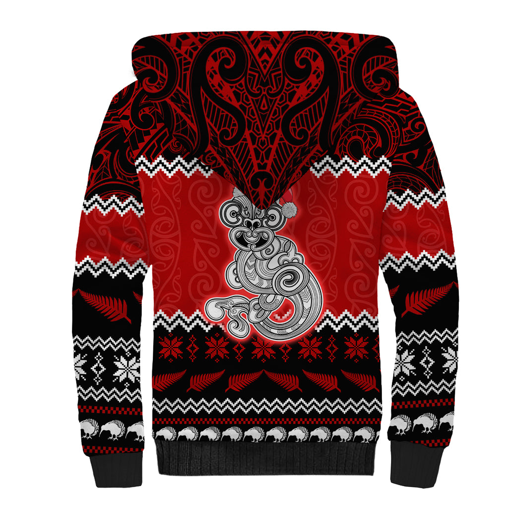 personalised-new-zealand-christmas-sherpa-hoodie-maori-tiki-meri-kirihimete