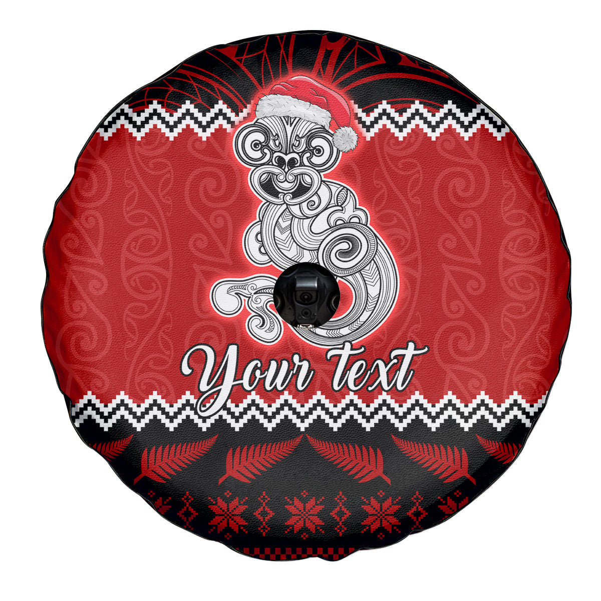 personalised-new-zealand-christmas-spare-tire-cover-maori-tiki-meri-kirihimete