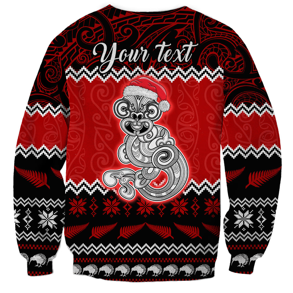 personalised-new-zealand-christmas-sweatshirt-maori-tiki-meri-kirihimete