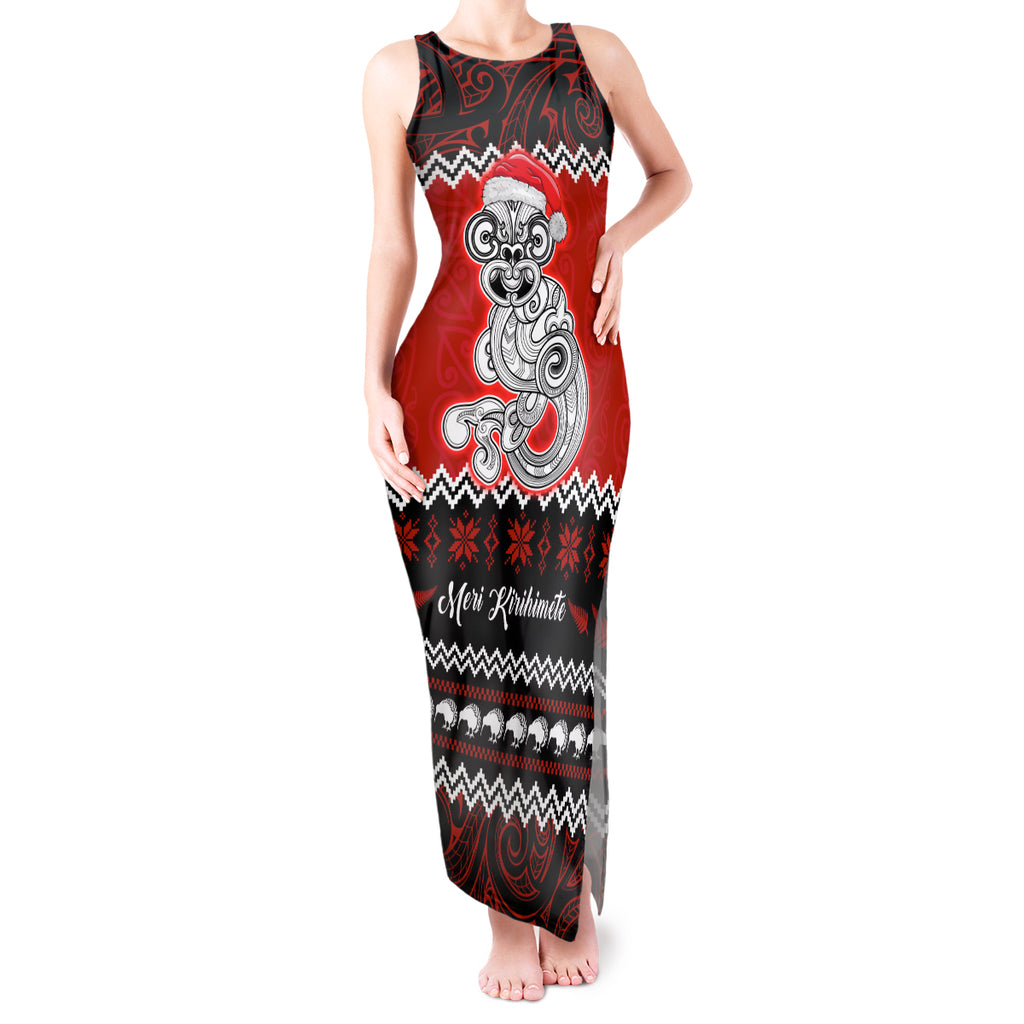 personalised-new-zealand-christmas-tank-maxi-dress-maori-tiki-meri-kirihimete