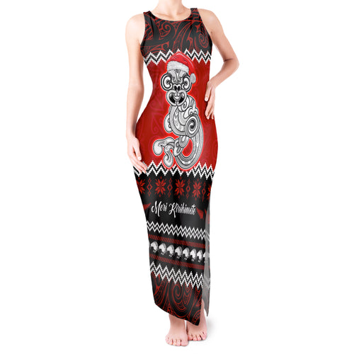 personalised-new-zealand-christmas-tank-maxi-dress-maori-tiki-meri-kirihimete
