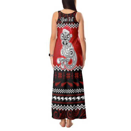 personalised-new-zealand-christmas-tank-maxi-dress-maori-tiki-meri-kirihimete