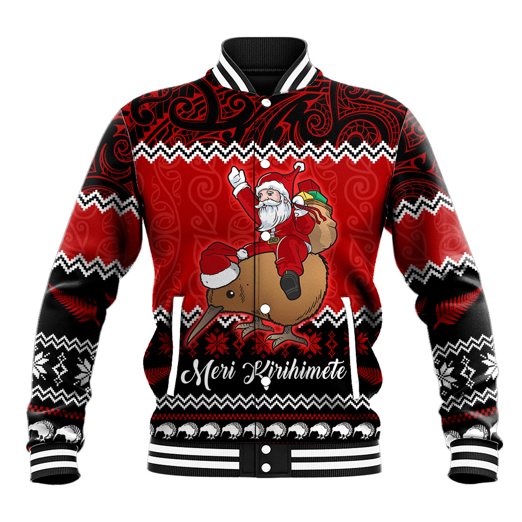 personalised-new-zealand-christmas-baseball-jacket-kiwi-santa-claus-maori-meri-kirihimete