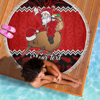 personalised-new-zealand-christmas-beach-blanket-kiwi-santa-claus-maori-meri-kirihimete