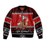 personalised-new-zealand-christmas-bomber-jacket-kiwi-santa-claus-maori-meri-kirihimete